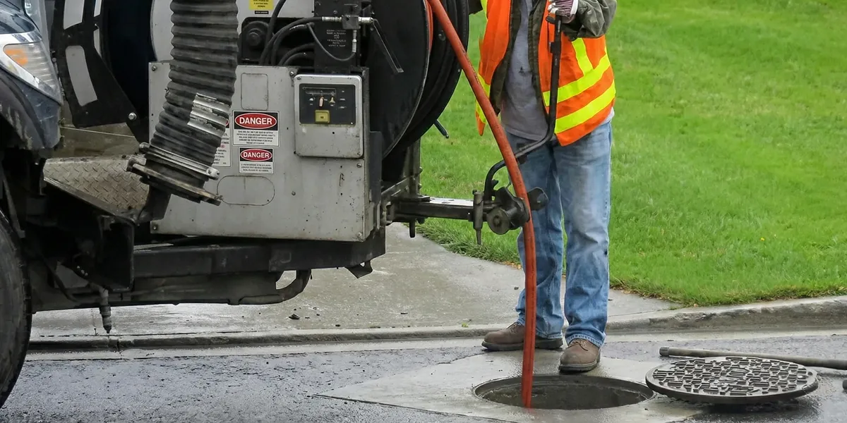 sewage clean up professionals using industrial equipment to remove contaminated wastewater in Salt Lake City, UT