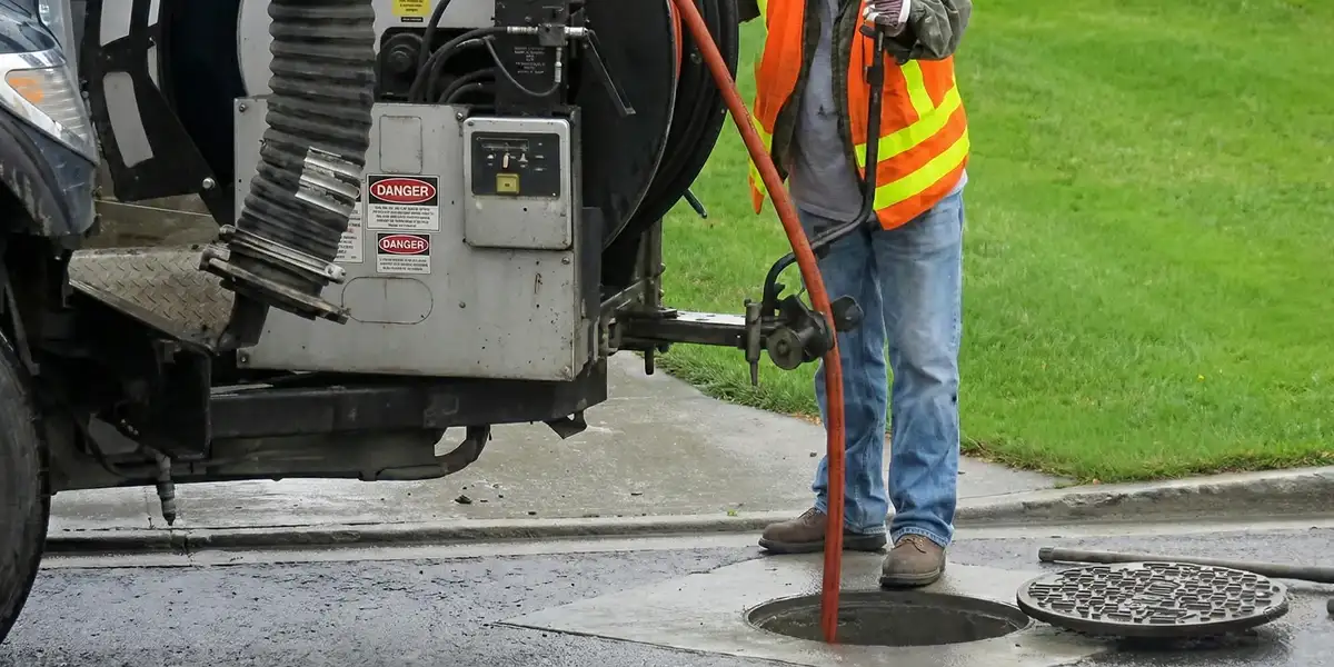 sewage clean up professionals using industrial equipment to remove contaminated wastewater in Salt Lake City, UT
